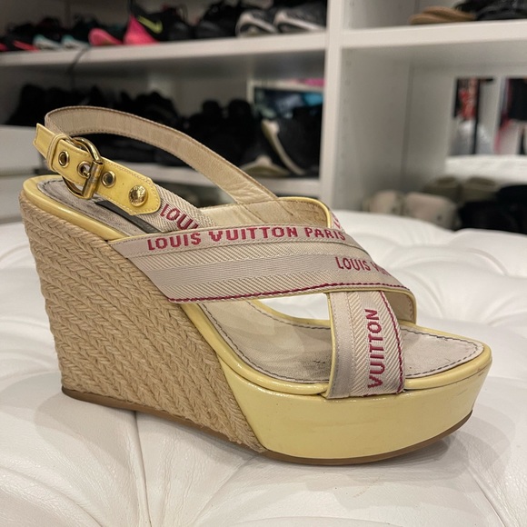 Authentic Louis Vuitton Wedges - Picture 7 of 8